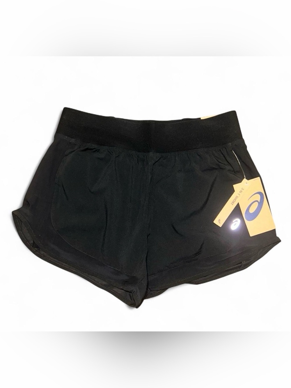 NWT ASICS Black Running Shorts Women's Small